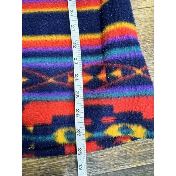 Vtg Aztec Sweatshirt  Pebble Court Pullover Colorful  Granny M - Picture 7 of 7